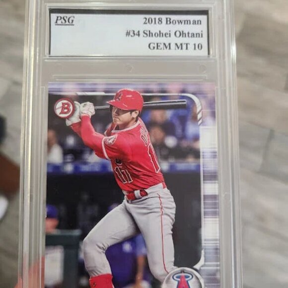 Shohei Ohtani 2019 Bowman #34  2nd year Card custom encased real card - Picture 1 of 2